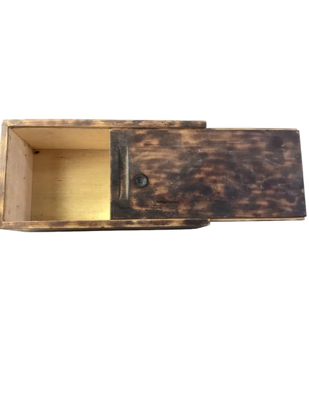 Glenview Farms Vintage Wooden Cheese Box Holiday Edition With Sliding Lid